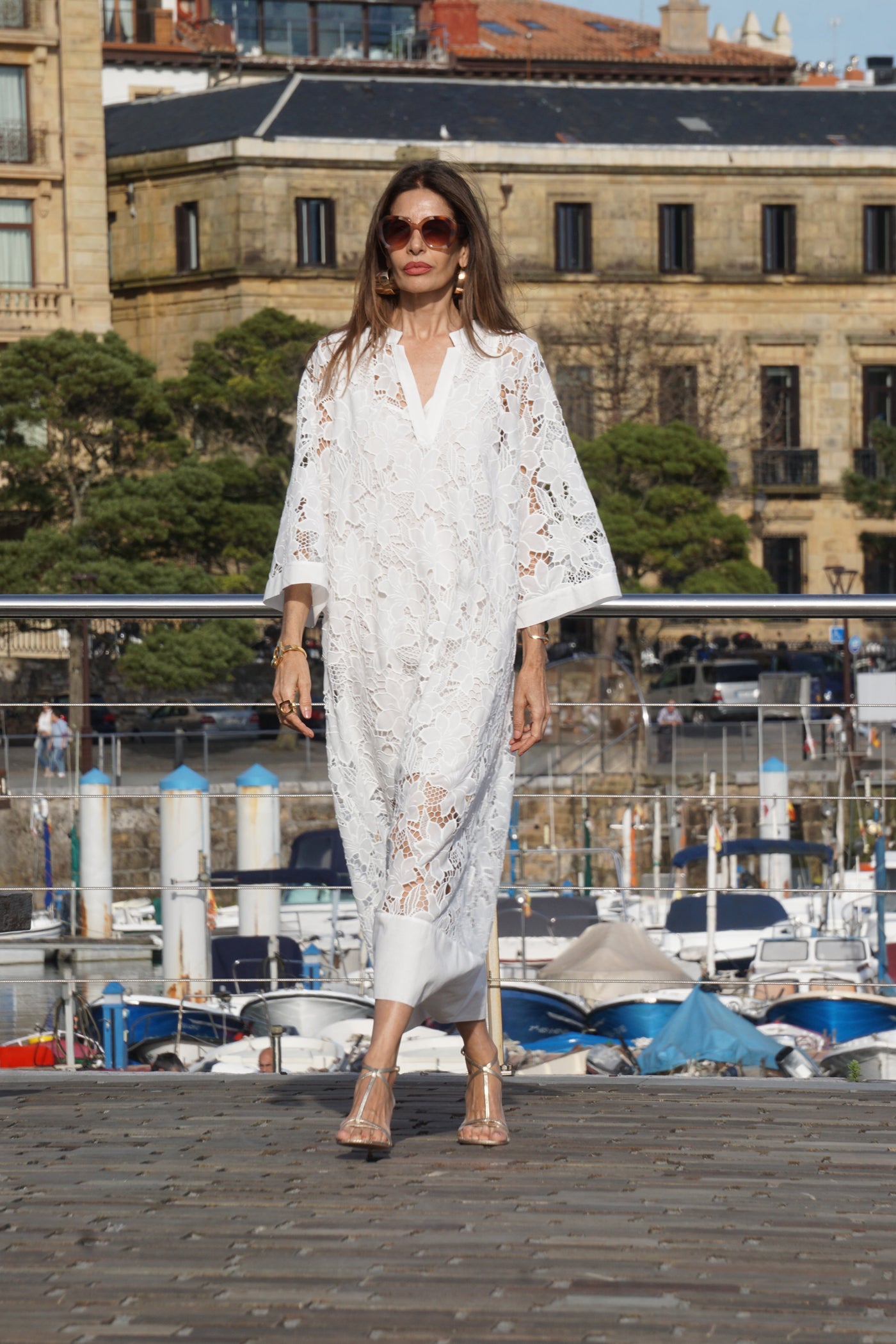 Lace Luana Elegant White Dress