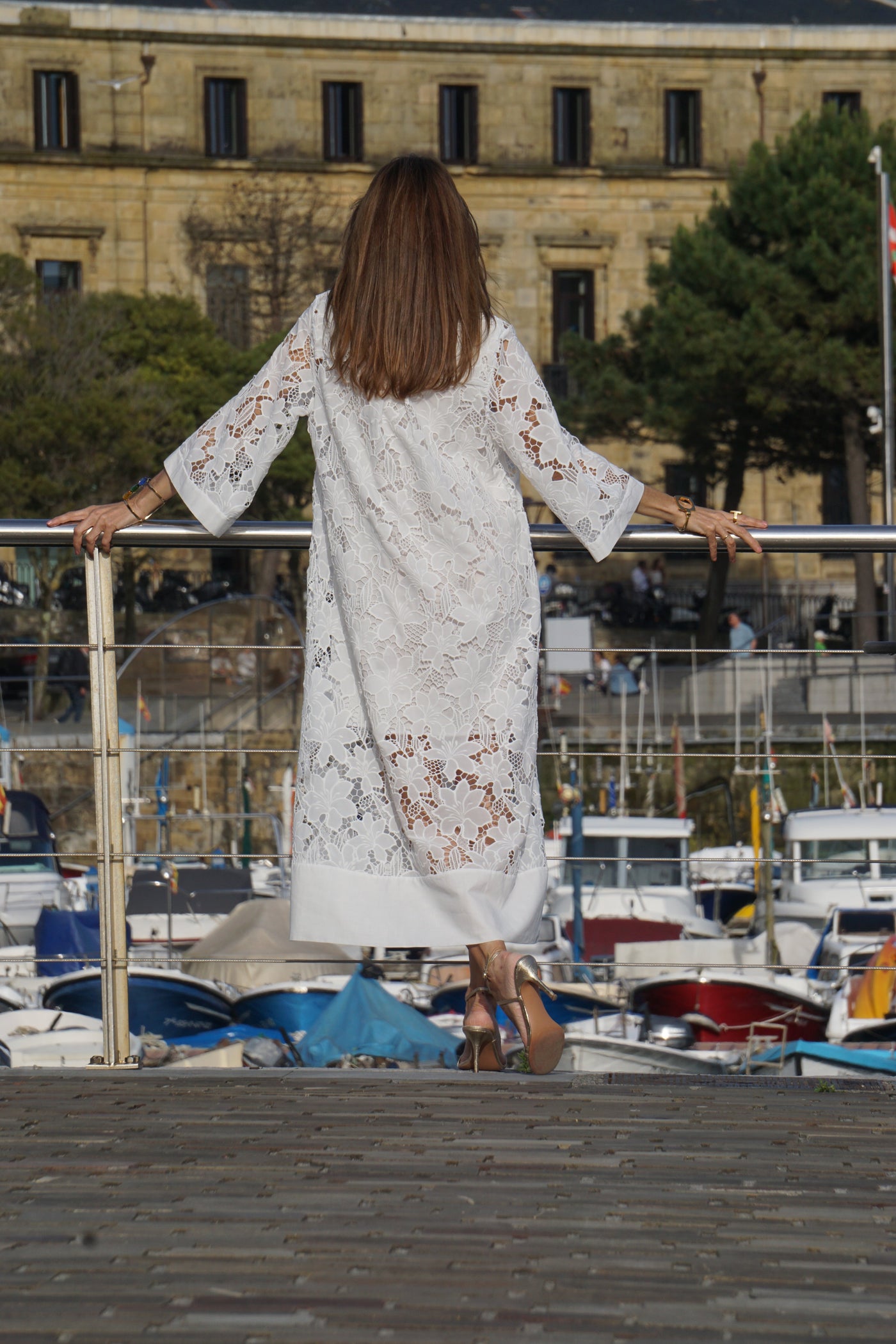 Lace Luana Elegant White Dress