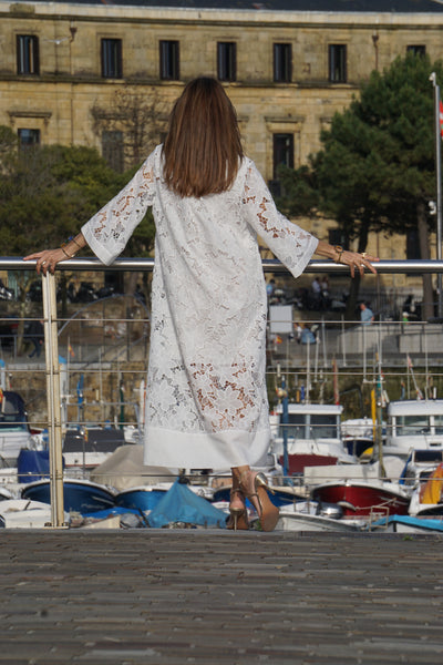 Lace Luana Elegant White Dress